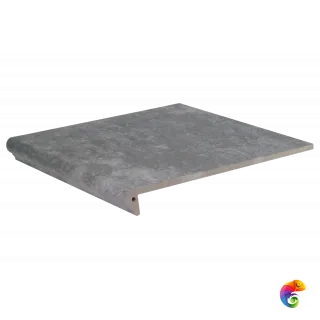 Ступень Westerwalder Atrium Mittelgrau Florentiner-Stufe 31x32