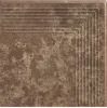 Ступень угловая Ceramika Paradyz Ilario Brown Stopnica Narozna 30x30