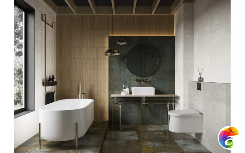 Плитка Ceramika Paradyz Molto Grys Struktura Rekt Mat 25x75