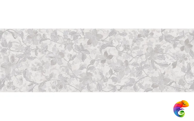 Плитка Emigres Microcemento Floral Blanco 30x90