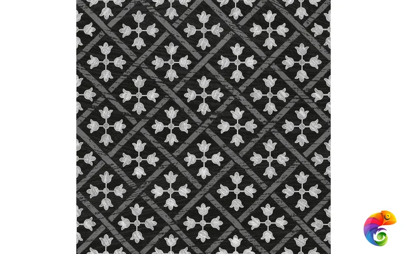 Керамогранит Monopole Guadalupe Black 18,7x18,7 (0,8)
