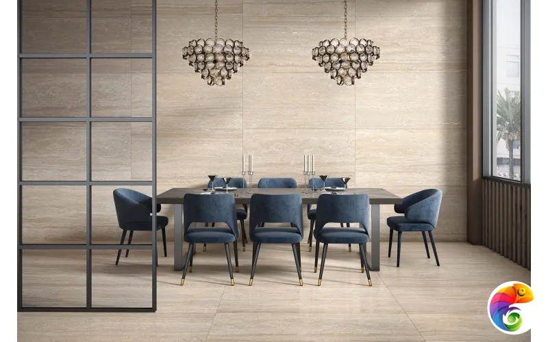 Керамогранит Realistik Juliette Travertino Brown Grit Granula 60x120