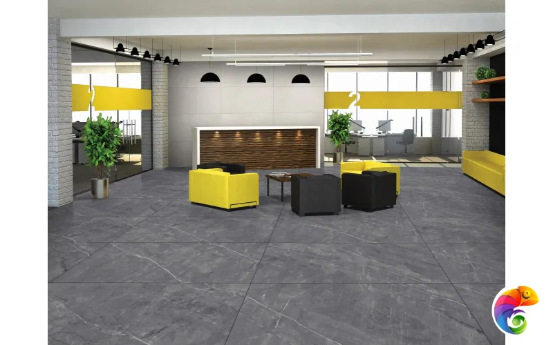 Керамогранит Realistik Nature Pulpis Dark Grey Matt Carving 60x60