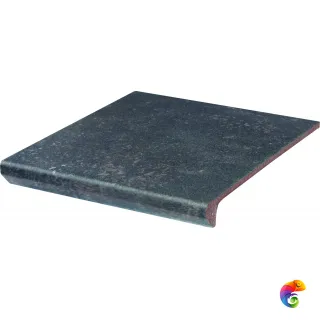 Капинос Ceramika Paradyz Viano Antracite Kapinos Stopnica Prosta B1a 30x33