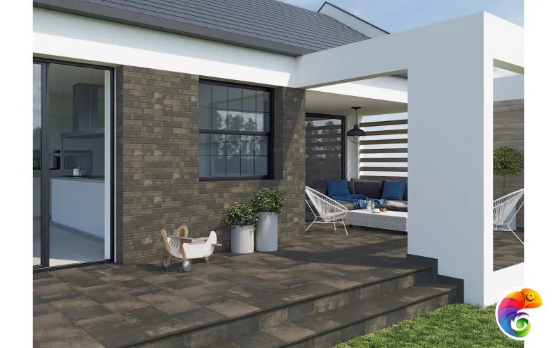 Капинос угловой Ceramika Paradyz Scandiano Brown kapinos stopnica narozna 33x33