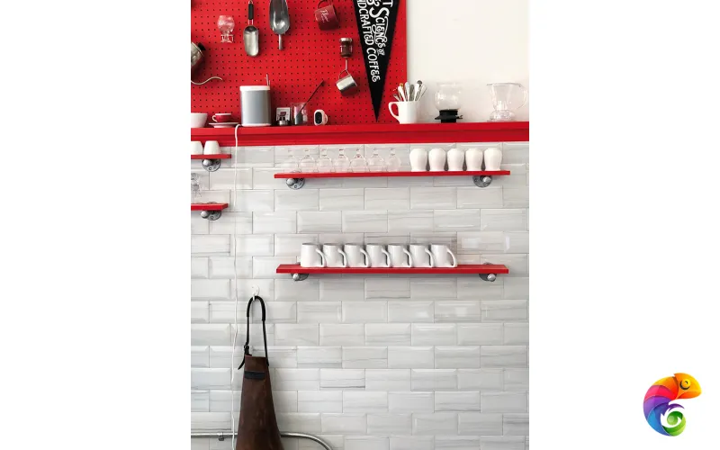 Плитка Monopole Laguna Blanco Brillo Bisel 10х30