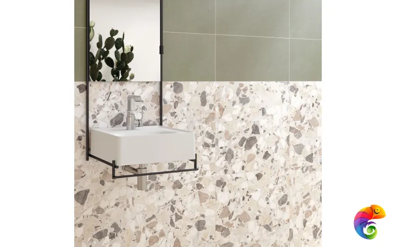 Керамогранит Vitra Marble-X декорТерраццо LPR 60X60 (1,44)