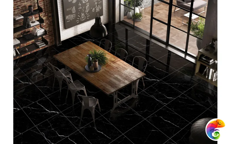 Керамогранит Realistik Royal Black High Glossy 60x60