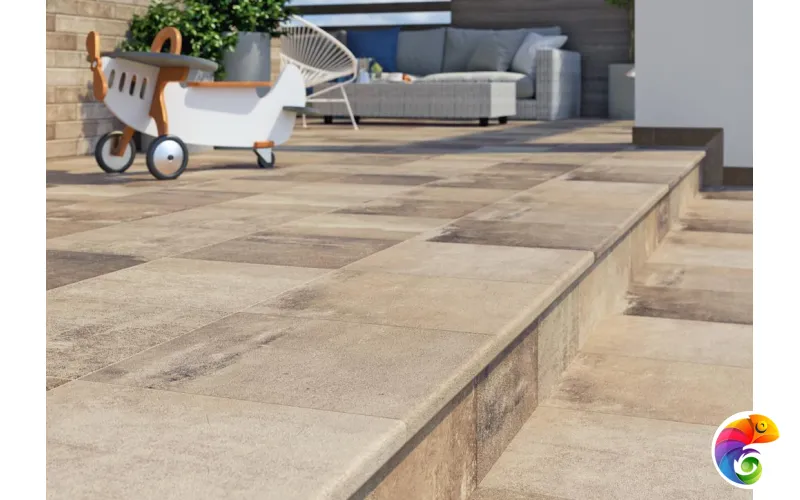 Капинос Ceramika Paradyz Scandiano Ochra kapinos stopnica prosta 30x33