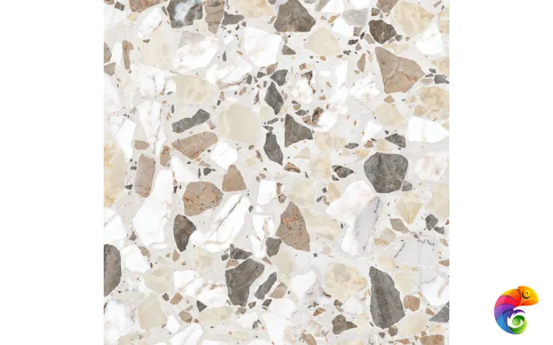 Керамогранит Vitra Marble-X декорТерраццо LPR 60X60 (1,44)