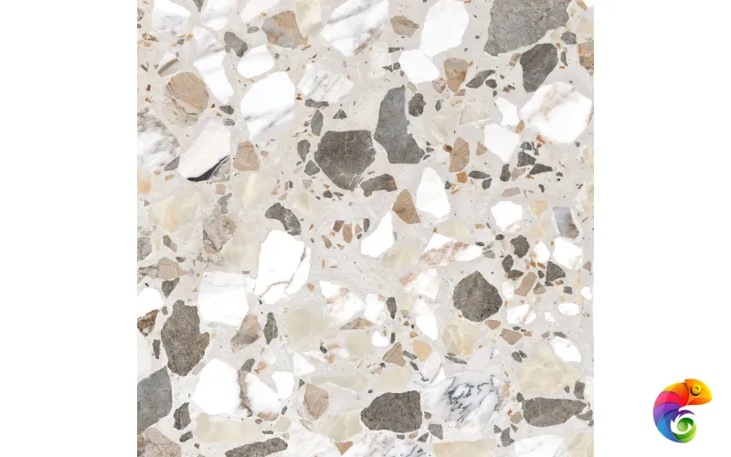 Керамогранит Vitra Marble-X декорТерраццо LPR 60X60 (1,44)