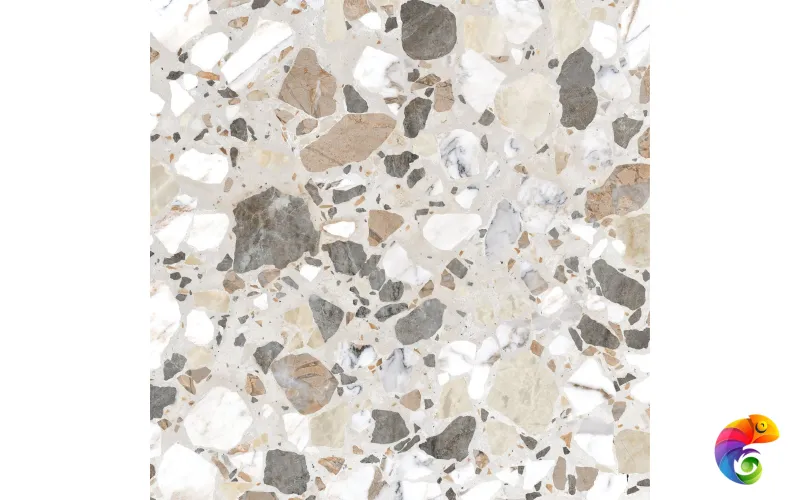 Керамогранит Vitra Marble-X декорТерраццо LPR 60X60 (1,44)