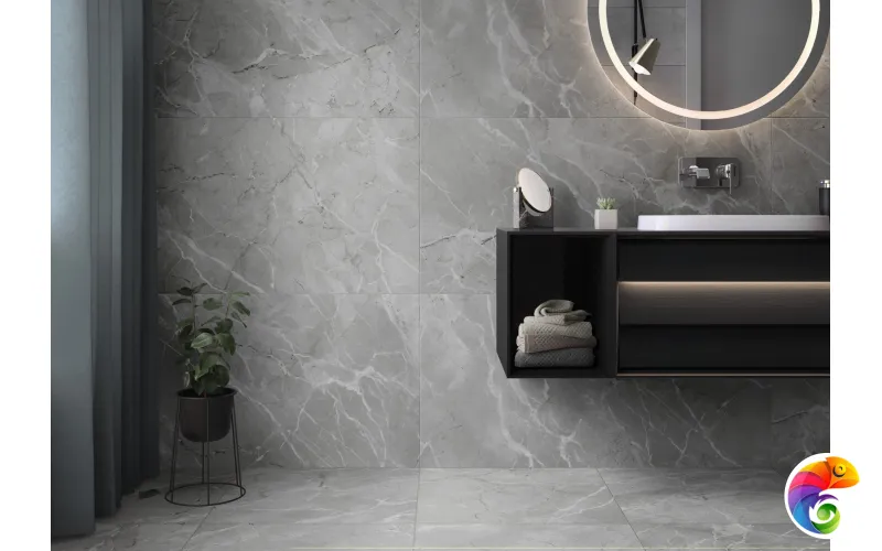 Керамогранит Vitra SilkMarble Бреча Серый K947780R0001VTER МатR9 60x120 (1,44)
