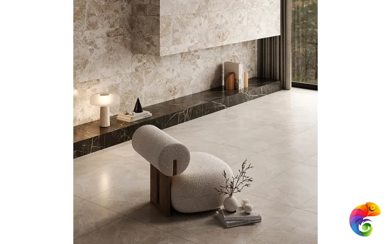 Керамогранит Vitra MarbleS Эмперадор Кремовый 60x120 (1,44)