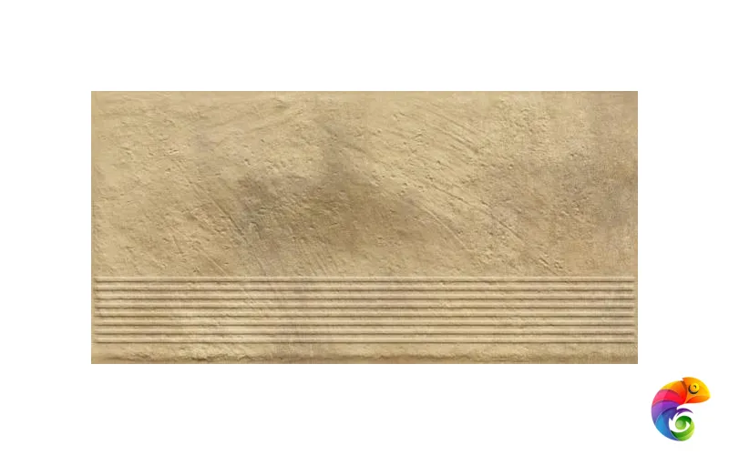 Ступень Ceramika Paradyz Eremite Beige Stopnica Prosta Struktura Mat B1a 30x60 (1,44)