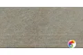 Ступень Ceramika Paradyz Eremite Taupe Stopnica Prosta Struktura Mat B1a 30x60 (1,44)