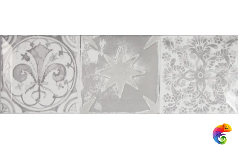 Плитка Monopole Antique gris brillo bisel 10x30