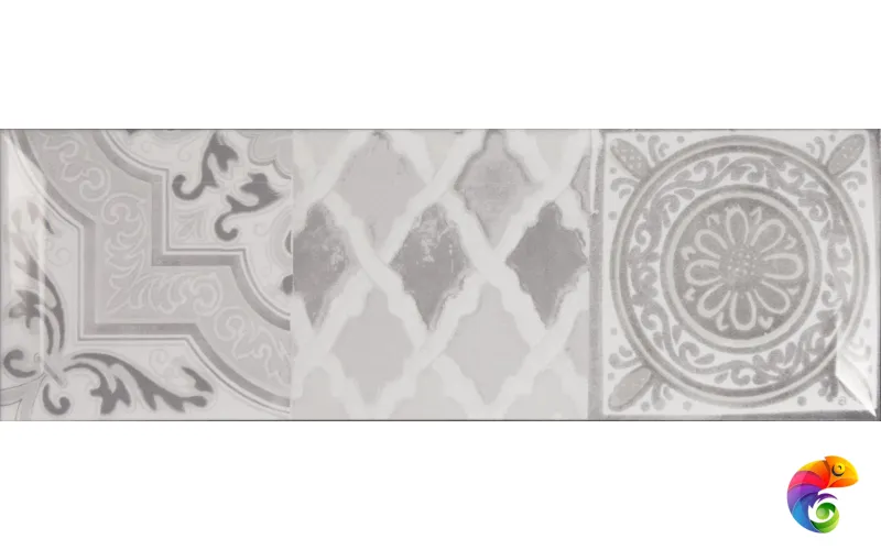 Плитка Monopole Antique gris brillo bisel 10x30