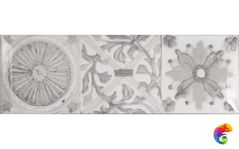 Плитка Monopole Antique gris brillo bisel 10x30