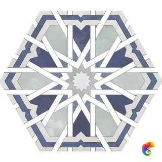 Monopole Radiant Blue 20x24 (0,915)