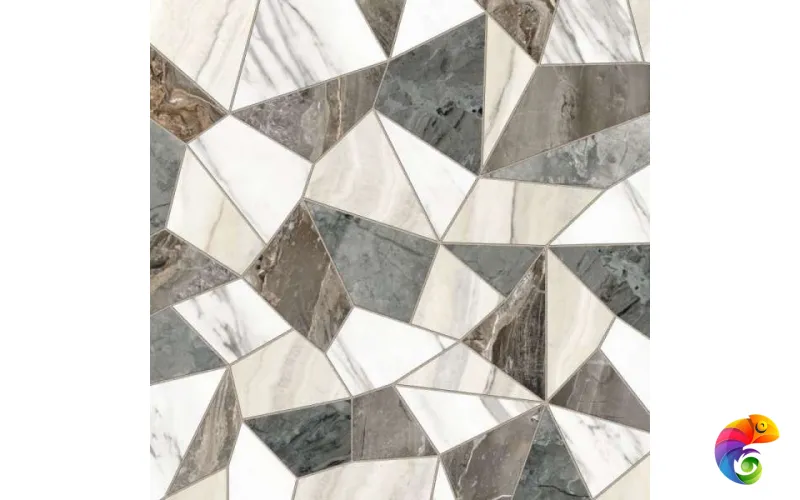 Керамогранит Vitra Marbleset декор Террацио микс LPR 60x60
