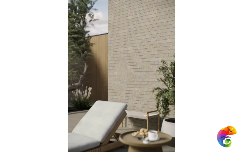 Плитка фасадная Ceramika Paradyz Eremite Taupe Elewacja Struktura Mat 40x6,6 (0,79)