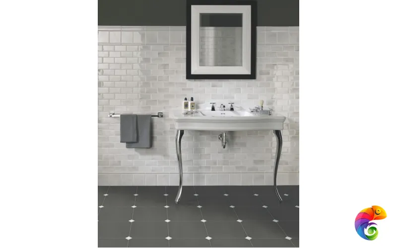 Керамическая плитка Ceramiche Grazia Retro2 Ottagono Coal 30x30