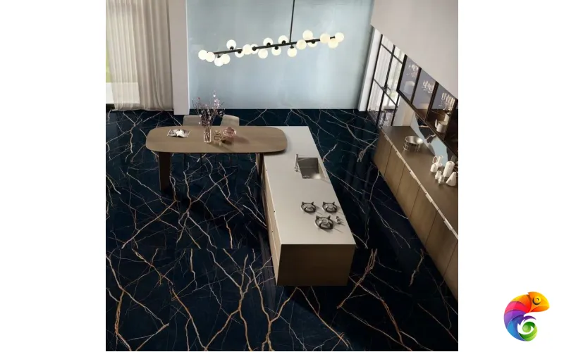Provenza Керамогранит Unique Marble Sahara Noir 60х120х0,95 Silktech