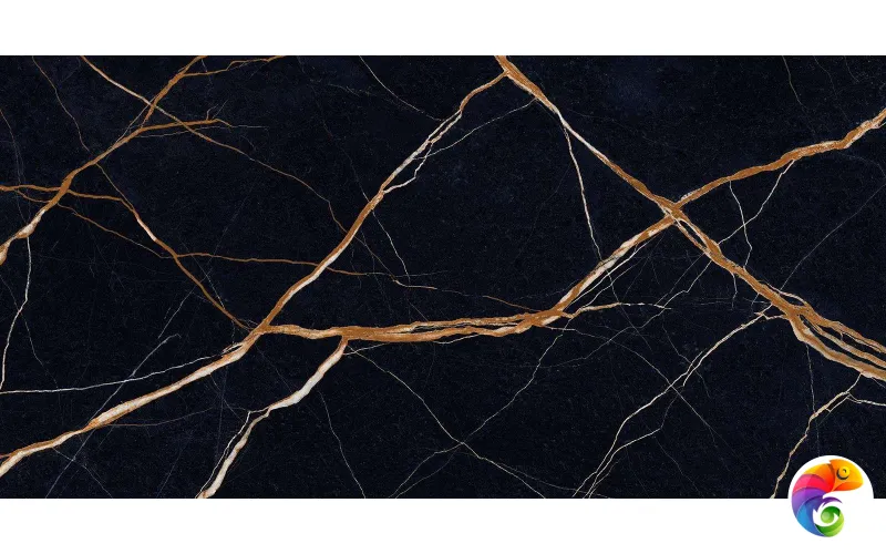 Provenza Керамогранит Unique Marble Sahara Noir 60х120х0,95 Silktech