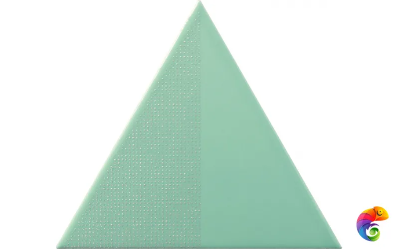 Керамическая плитка Petracers Triangolo Cristalli Verde 17x17