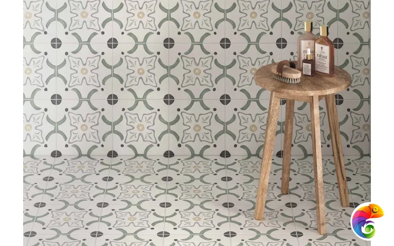 Керамогранит Harmony Sirocco Green Flower 22,3X22,3