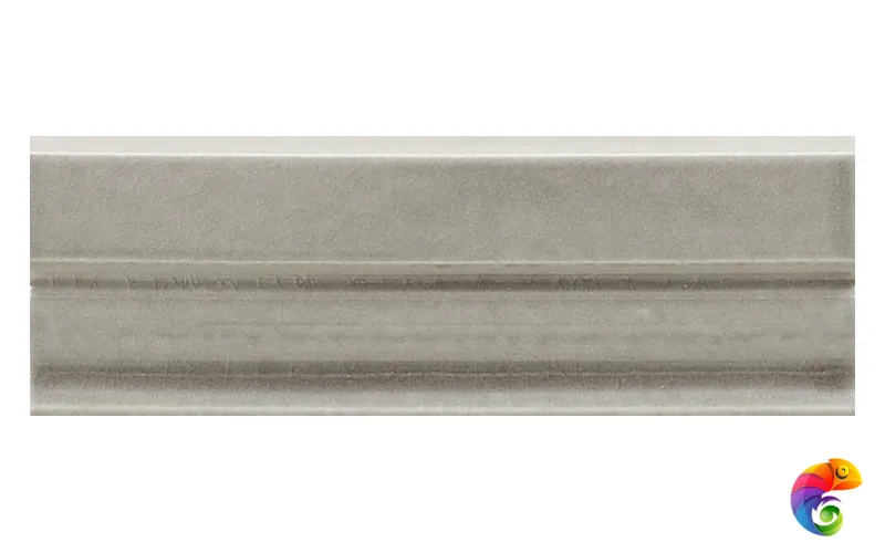 Бордюр Ceramiche Grazia Epoque Finale Diamantato Grey Craquele 6,5x20