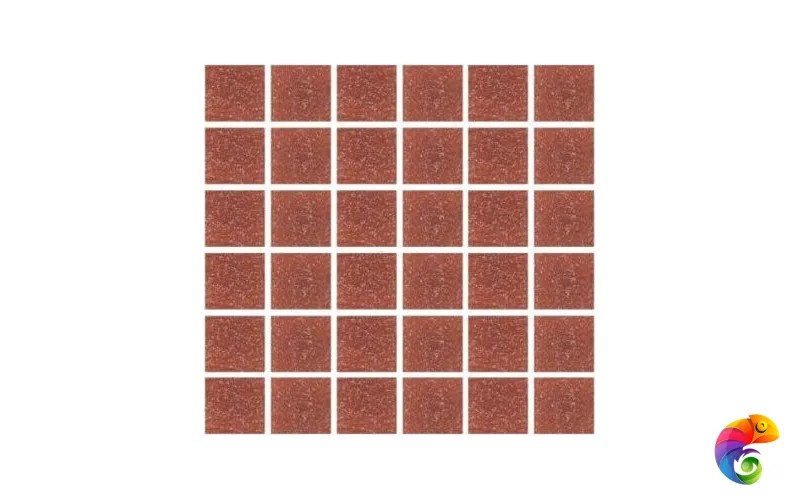 Rose Mosaic Стеклянная мозаика 2x2 A87(2+) сетка 327х327