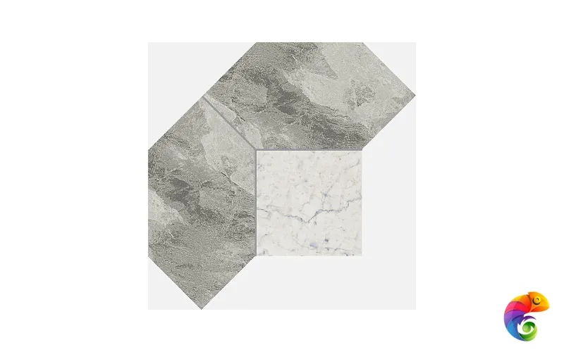 Декоративные элементы Italon Charme Extra Silver Mosaico Polygon 620110000083 21x28,5