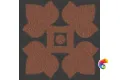 Вставка Ceramiche Grazia Old England Tozzetto Black Chester 4x4