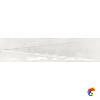 Керамическая плитка Harmony Bari Decor Silver 6x24.6 glossy