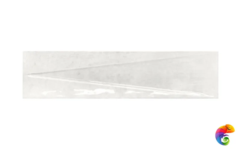 Керамическая плитка Harmony Bari Decor Silver 6x24.6 glossy