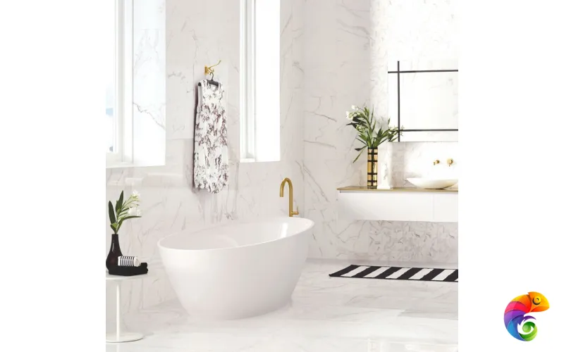 Керамическая плитка Love Ceramic Precious Curl Calacata Matt 35x70