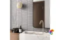 Плитка Equipe Costa Nova Grey Glossy 5x20 см
