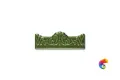 Керамическая плитка Ceramica Ribesalbes Zocalo Moldura Barroca Verde 5x20