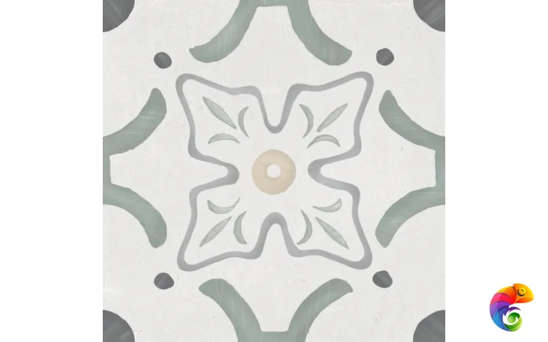 Керамогранит Harmony Sirocco Green Flower 22,3X22,3