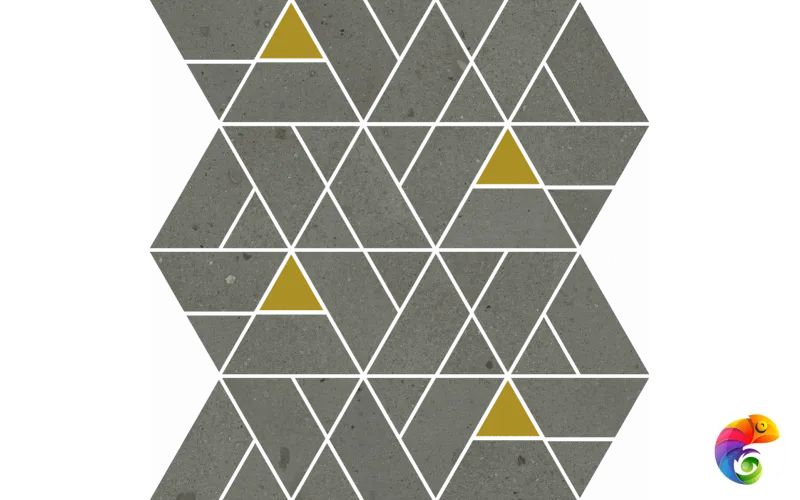 Italon Керамогранитная мозаика Avantgarde Black Mosaico Luxor
