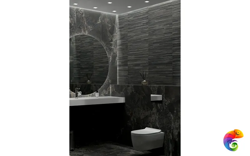 Керамогранит Provenza Unique Intensity Cobblestone Black 60x120x0,9