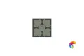 Вставка Ceramiche Grazia Old England Tozzetto Black Bath 4x4