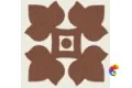 Вставка Ceramiche Grazia Old England Tozzetto Ed Chester 4x4