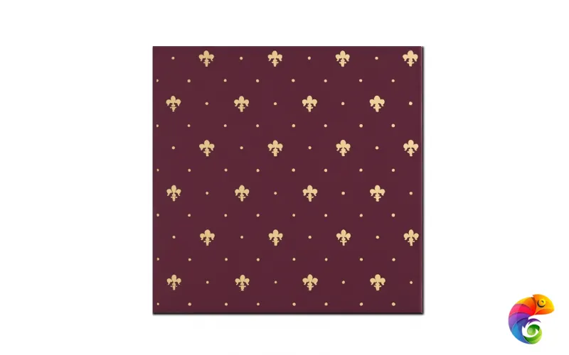 Керамическая плитка Petrachers Grand Elegance Giglio Oro Su Bordeaux Luc 20x20