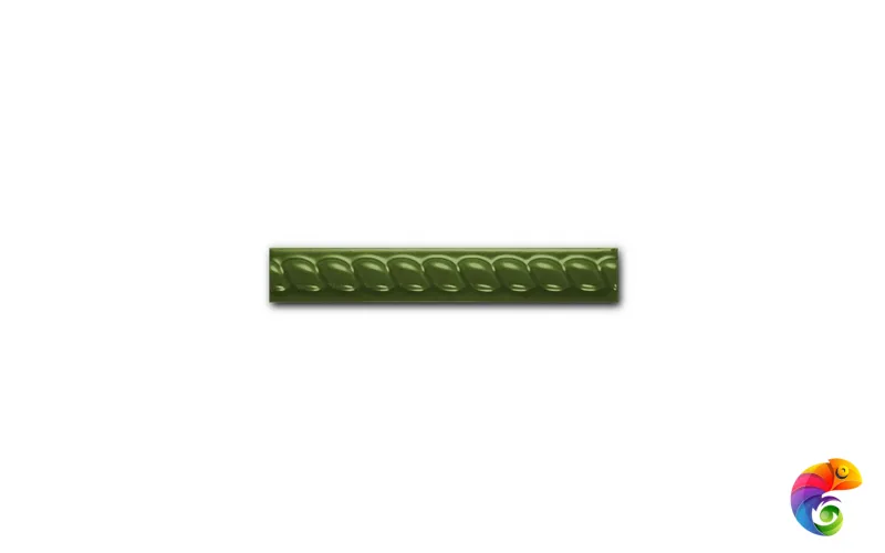 Керамическая плитка Ceramica Ribesalbes Zocalo Listone Cordon Verde 3x20