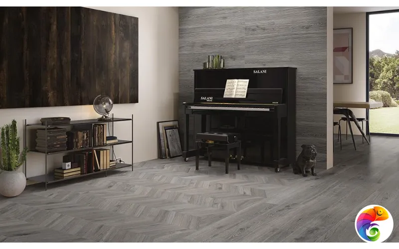 Керамогранит Provenza Provoak Grigio Spazzolato Naturale 20x120