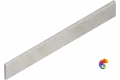 Italon Керамогранитный плинтус Millennium Battiscopa Silver 7,2x60 Nat Rett