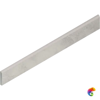 Italon Керамогранитный плинтус Millennium Battiscopa Silver 7,2x60 Nat Rett
